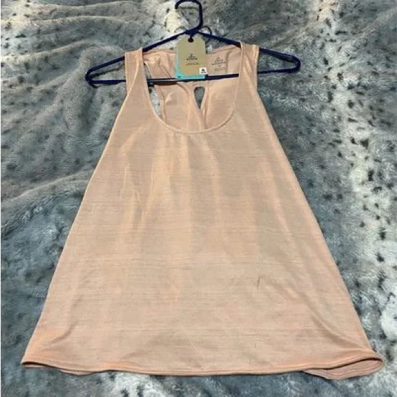 NWT XL Prana Pale Pink criss cross tank top Super cute and flattering Adorbs 🧘 - Picture 6 of 17